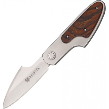 Beretta Bascula wood medium folding knife 